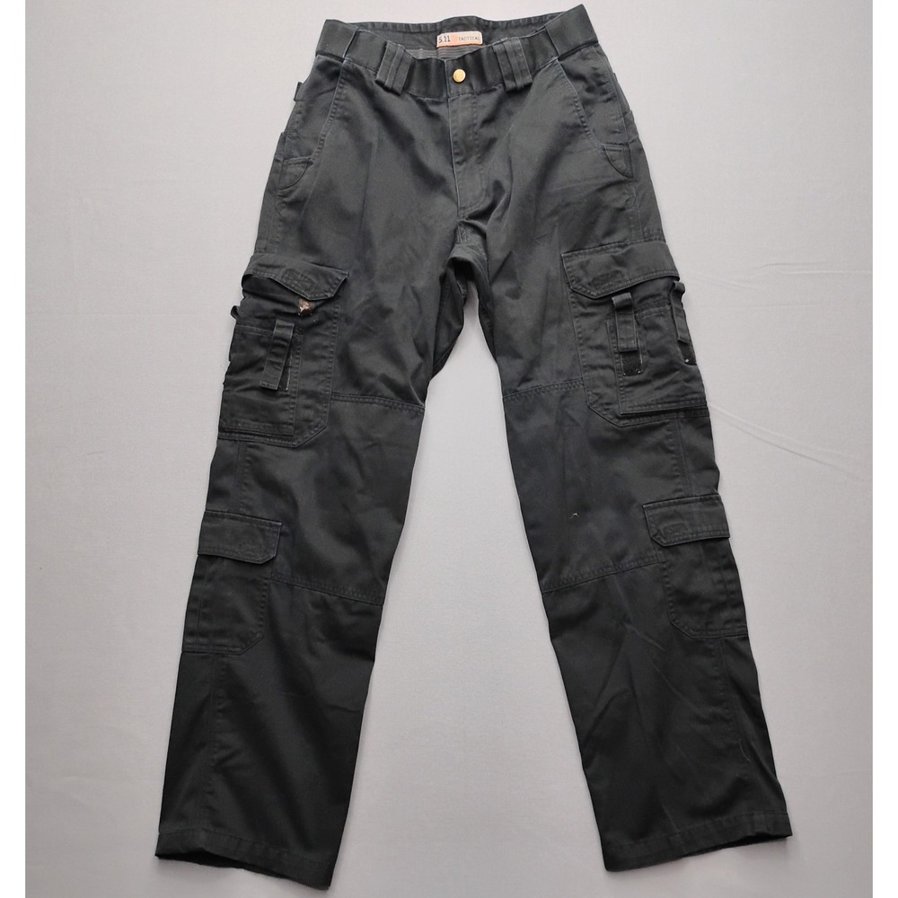 5.11 Tactical Mens Black Cargo Pants 32x34 Work Utility